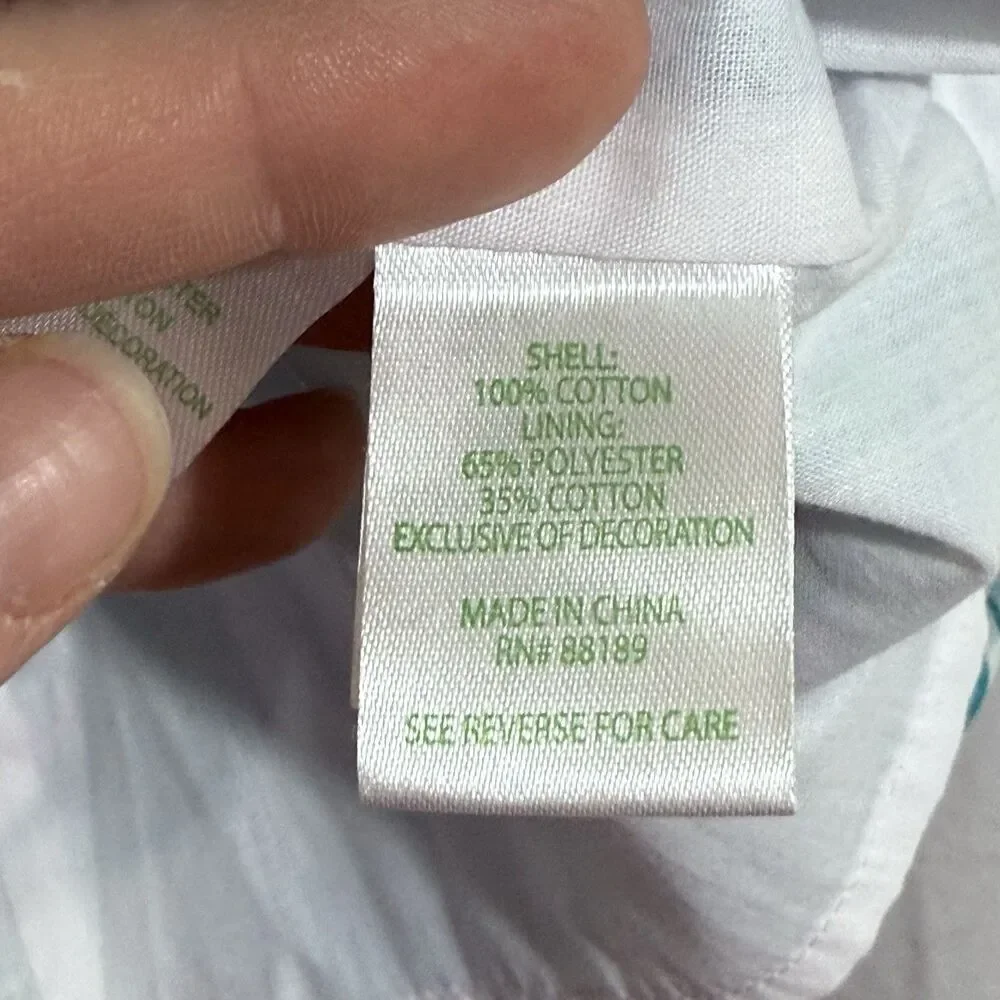 Lilly Pulitzer Barking Up The Palm Tree Seasalt Blue Classic Shift Dress Girl 10 - Picture 10 of 11